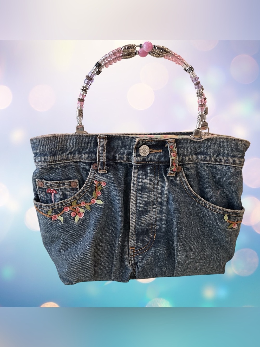 Denim Blue Jean Bag